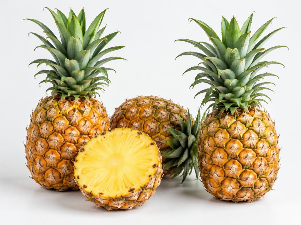 Fresh pineapples