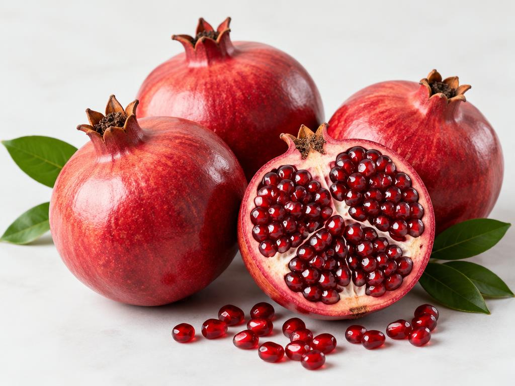 Fresh Indian pomegranates